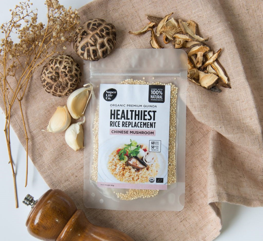 Super Life Co. Organic Premium Quinoa Meal Chinese Mushroom Flavoured