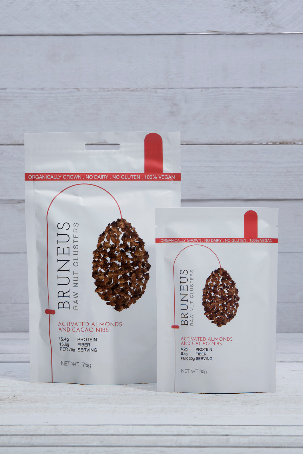 BRUNEUS Activated Almonds and Cacao Nibs