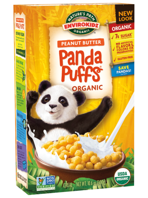 Panda Puffs Cereal