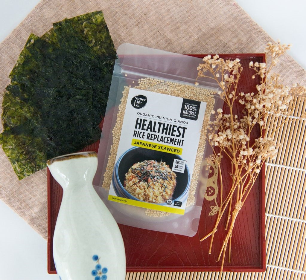 Super Life Co. Organic Premium Quinoa Meal Japanese Seaweed Flavoured